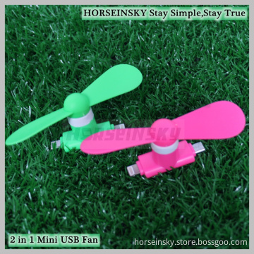 Phone Fan Fan with OEM Logo Mini USB Fan for iPhone and Android T-Type Mini Fan